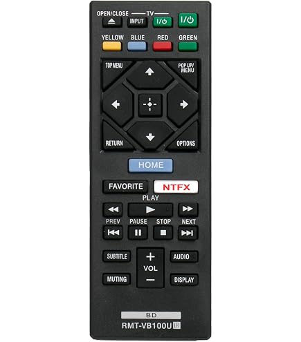 Amazon.com: New Remote RMT-B119A Compatible with Sony Blu-Ray Disc